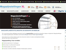 Tablet Screenshot of magazijnstellingenxl.nl